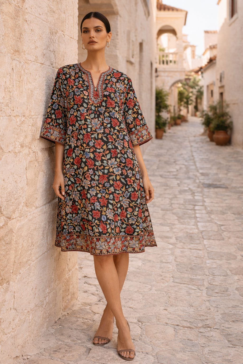 Kashmiri work Kurti long Kurti 6