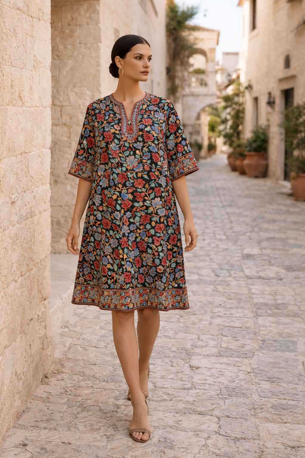 Kashmiri work Kurti long Kurti 6