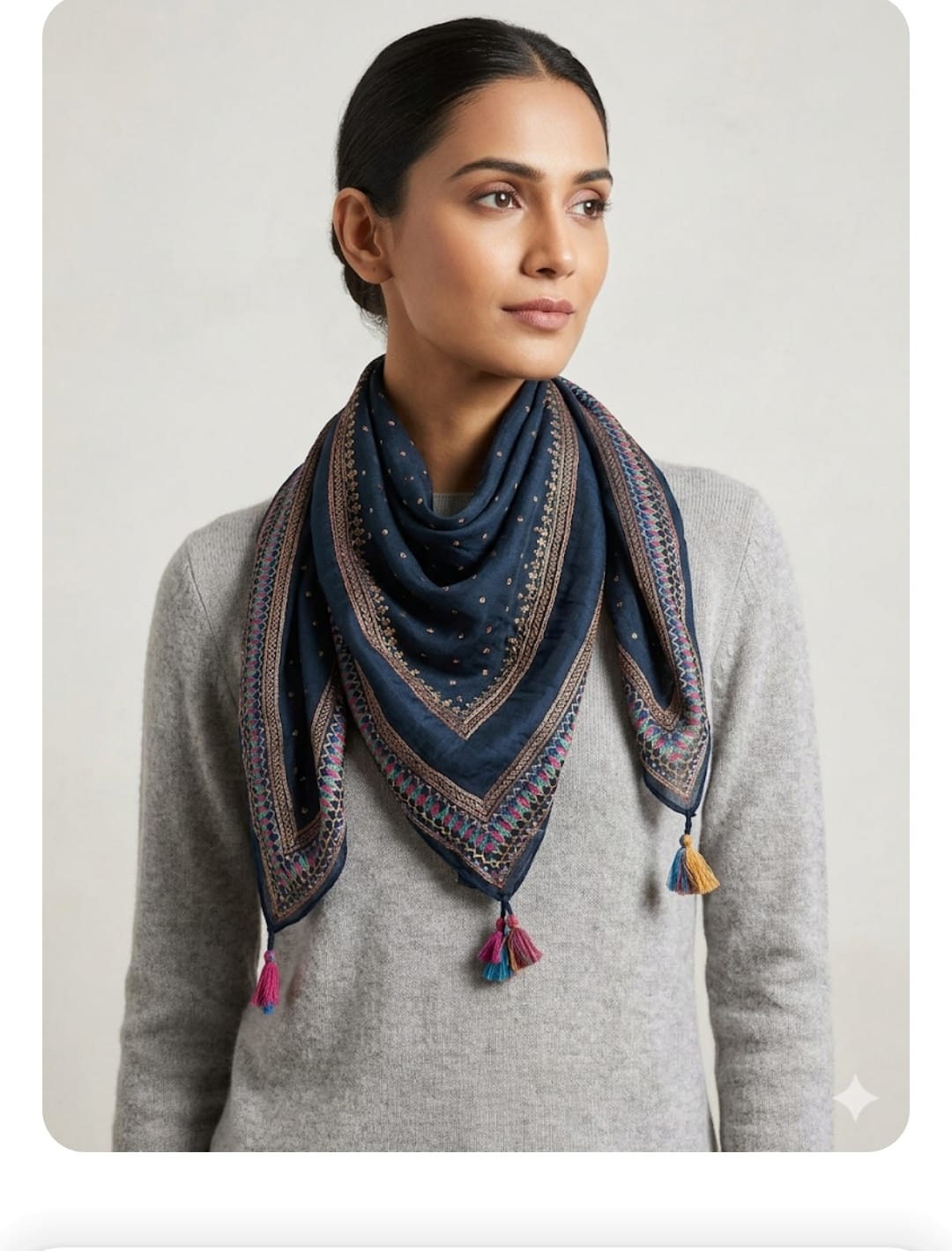 Pure scarfs with mal cotton