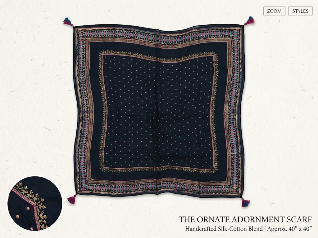Pure scarfs with mal cotton