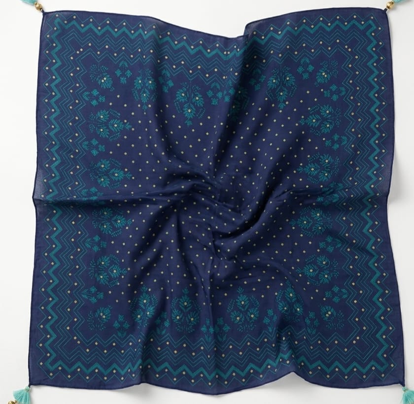 Pure scarfs with mal cotton