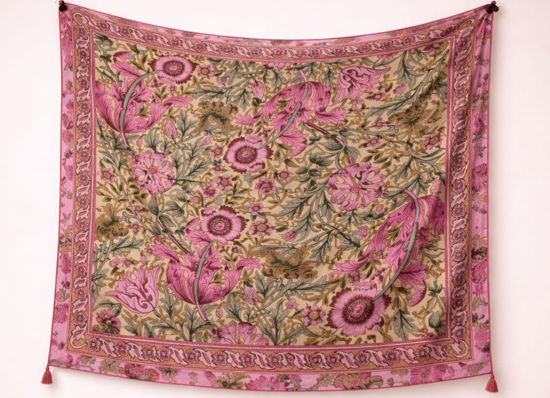 Pure scarfs with mal cotton