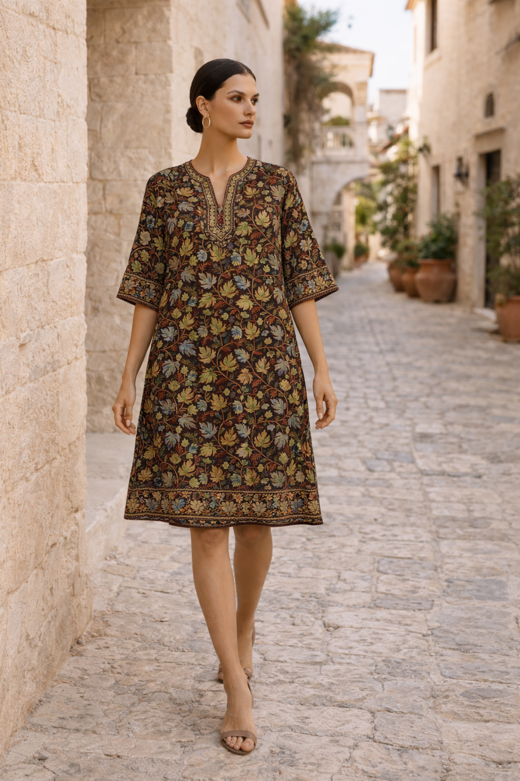 Kashmiri work Kurti long Kurti 6